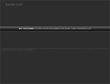 Tablet Screenshot of 2solar.com